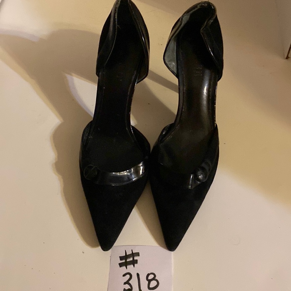 Lauren by Ralph Lauren suede heels. Size 9.5. Heel height 4 inches.